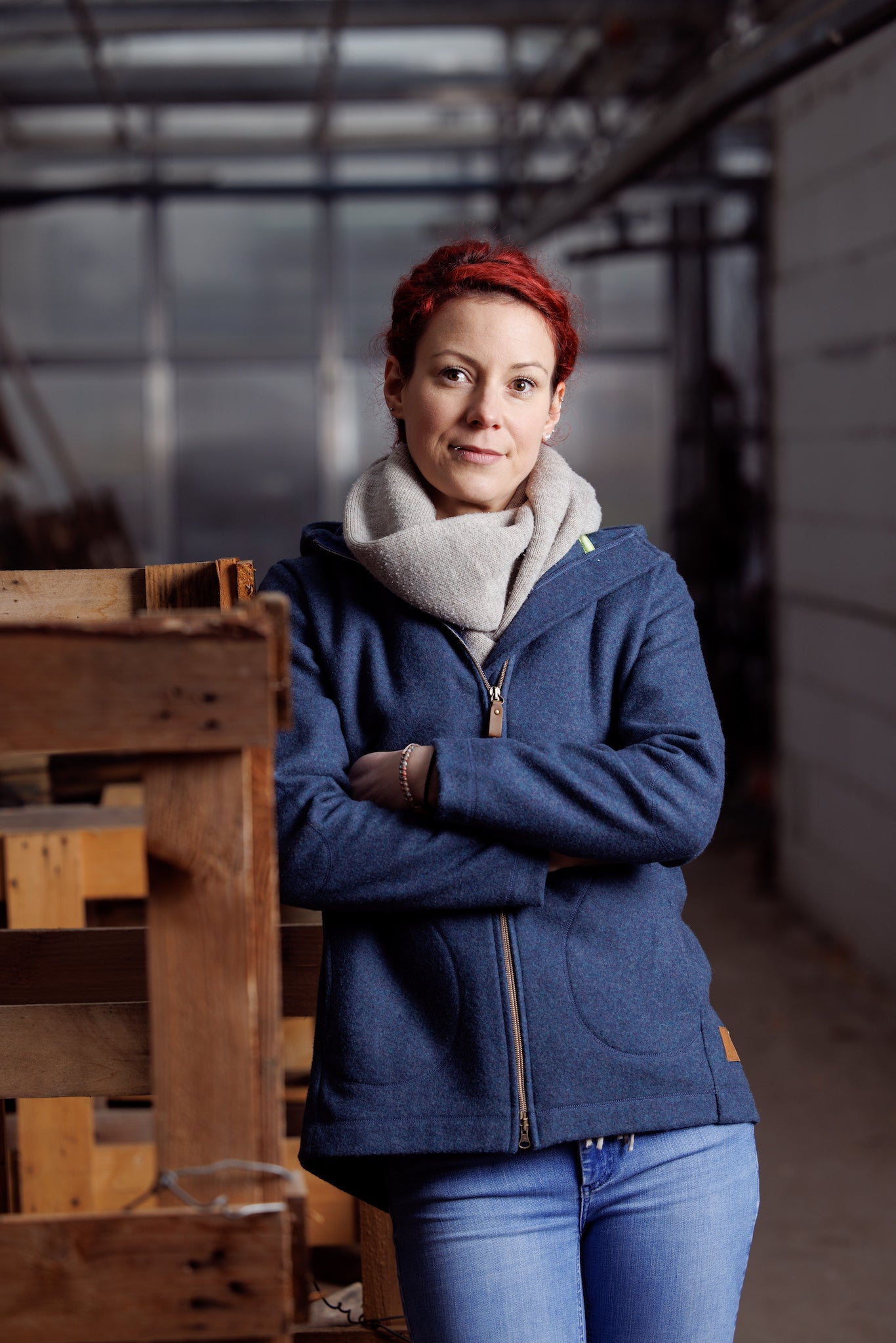 albnah Merinojacke für Damen